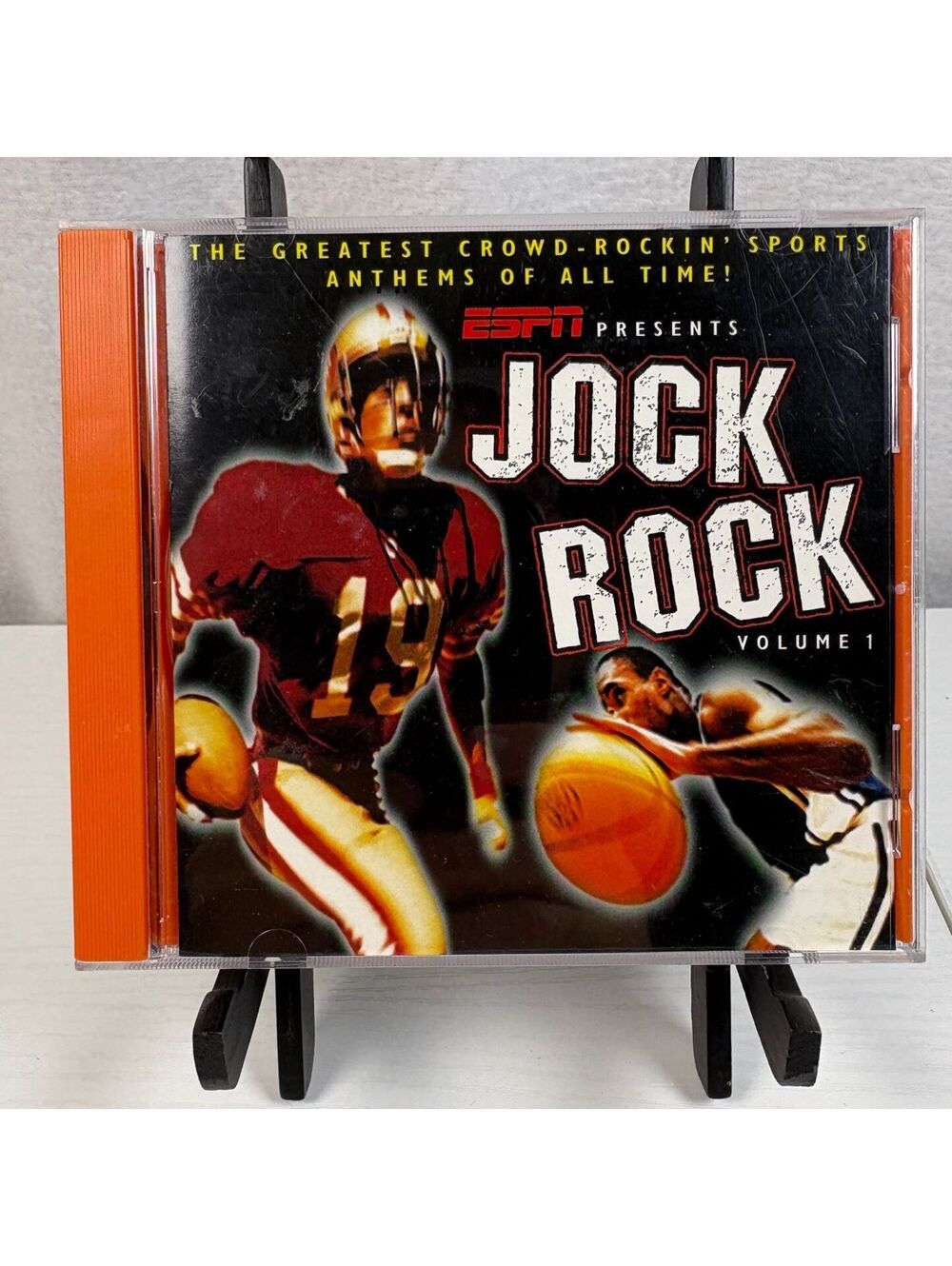 ESPN Presents Jock Rock Vol 1 CD 1994 Tommy Boy Arena Anthems Queen Ramones